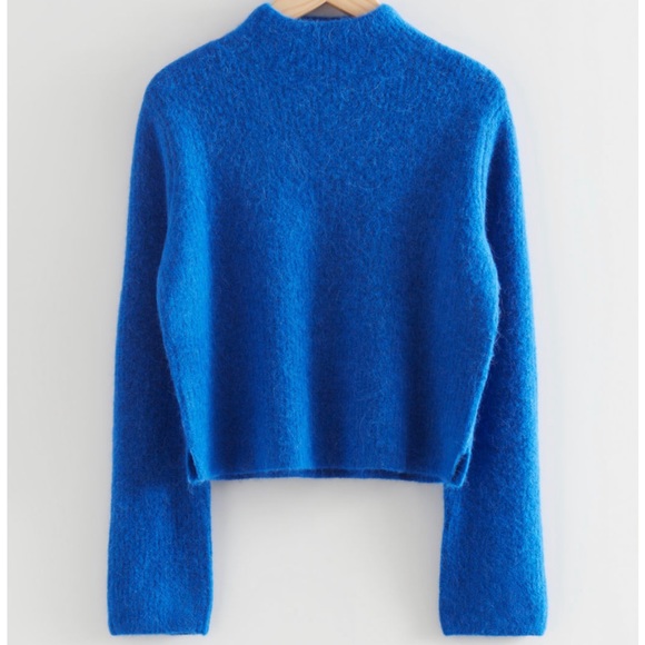 Boxy Knit Wool Sweater & Other Stories - Picture 4 of 4